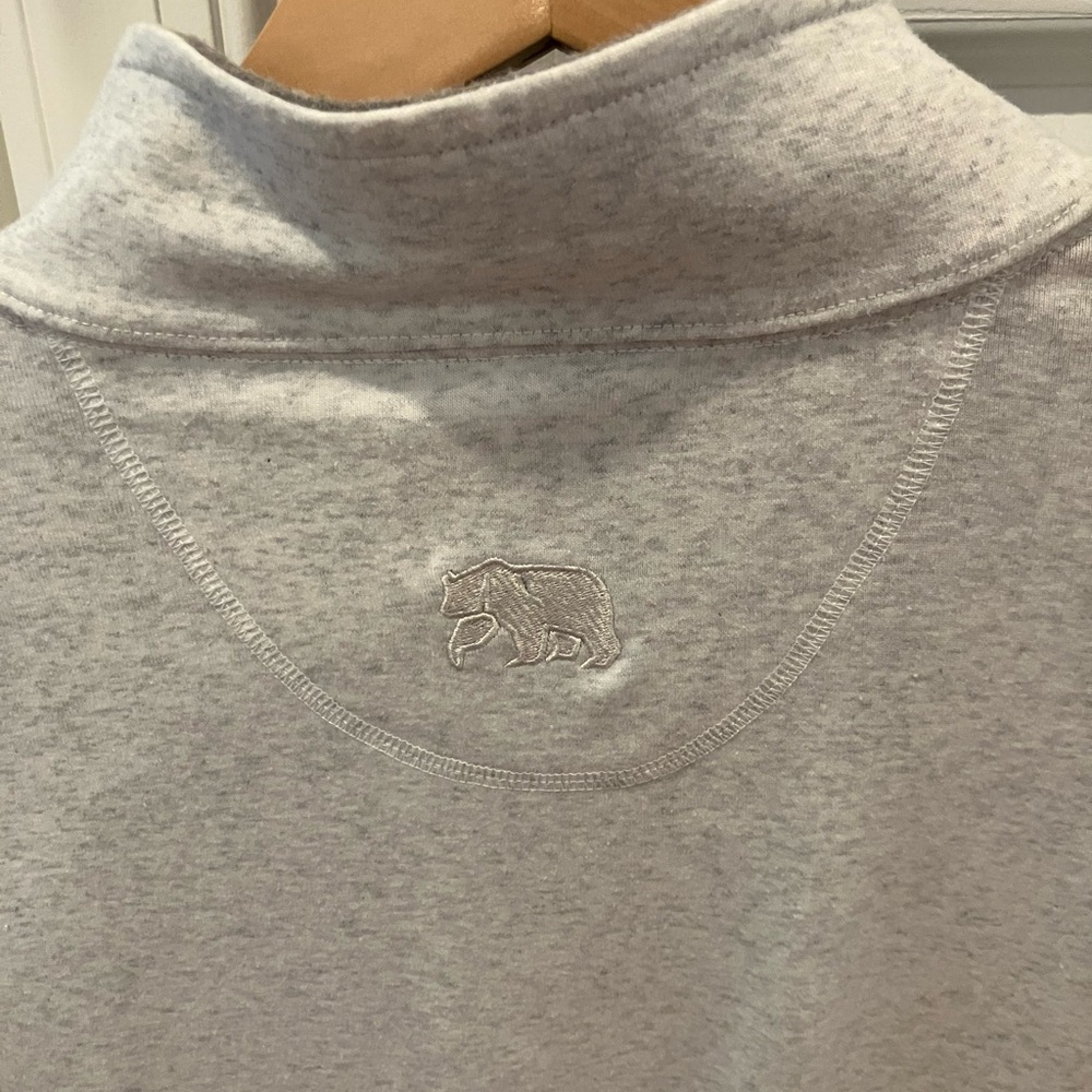 Men's Gray Normal Brand Quarter-Zip Sweater Like New - Picture 4 of 4